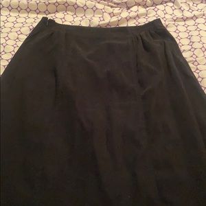 Long black skirt